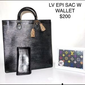 Louis Vuitton EPI SAC with wallet!